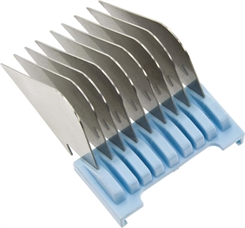 Moser slide-on afstandskam nr 8 25mm til Moser WAHL - LysBlå